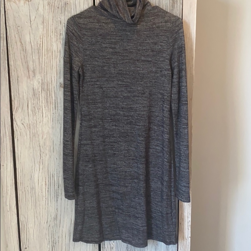 Gentle Fawn gray long sleeve turtleneck dress